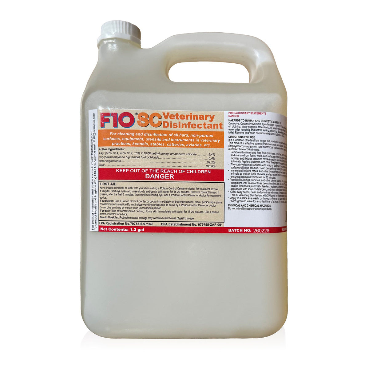 F10SC Vet Disinfectant Cleaner
