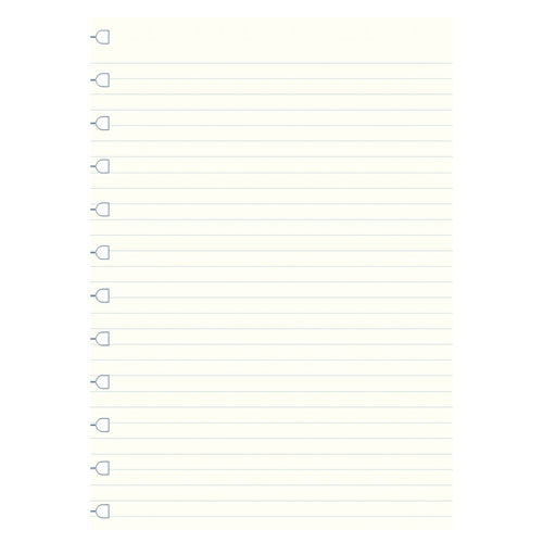 Filofax A4 Notebook Refill 32pk (White)
