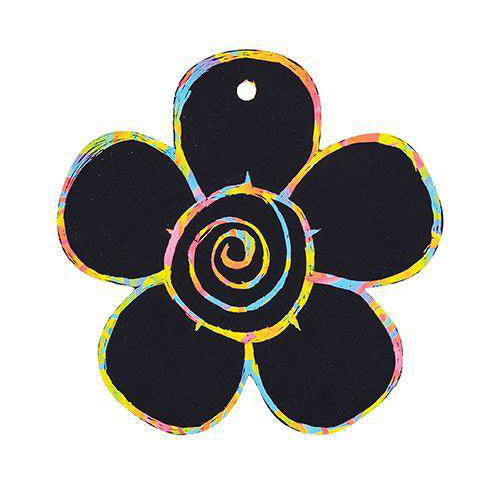 Creative School Supply Scratch Flowers 12pk