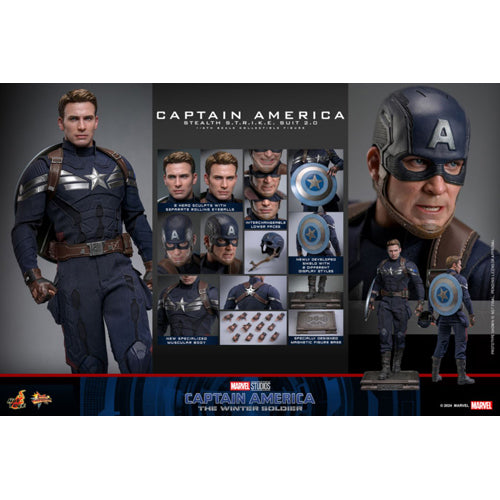 Captain America: Winter Soldier Stealth S.T.R.I.K.E. Suit 2.0 1:6 Scale