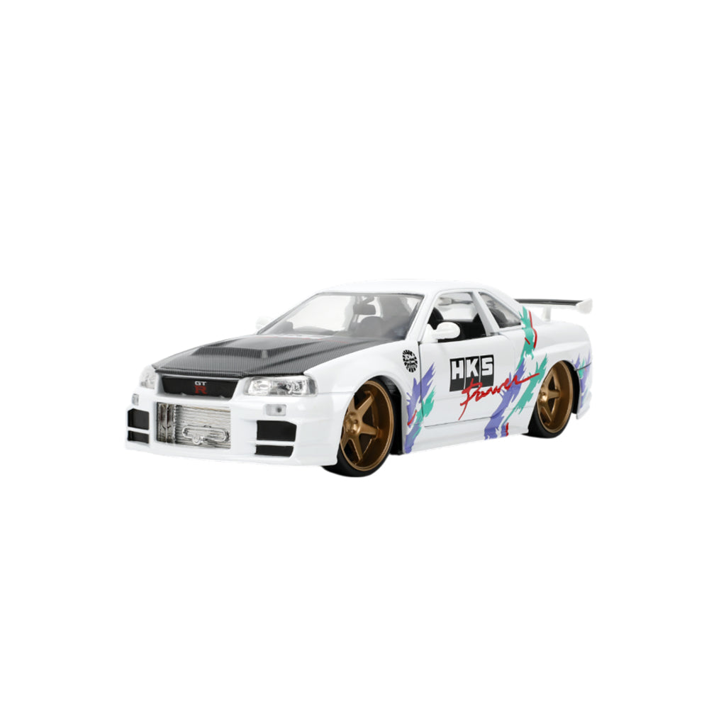 JDM Tuners 2002 Nissan Skyline GTR R34 1:24 Scale Vehicle