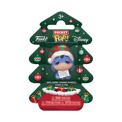 Winnie the Pooh Eeyore Holiday Pocket Pop! Vinyl