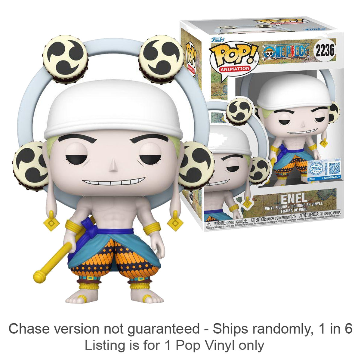 One Piece Enel US Exclusive Pop! Vinyl (Chase Ships 1 in 6)