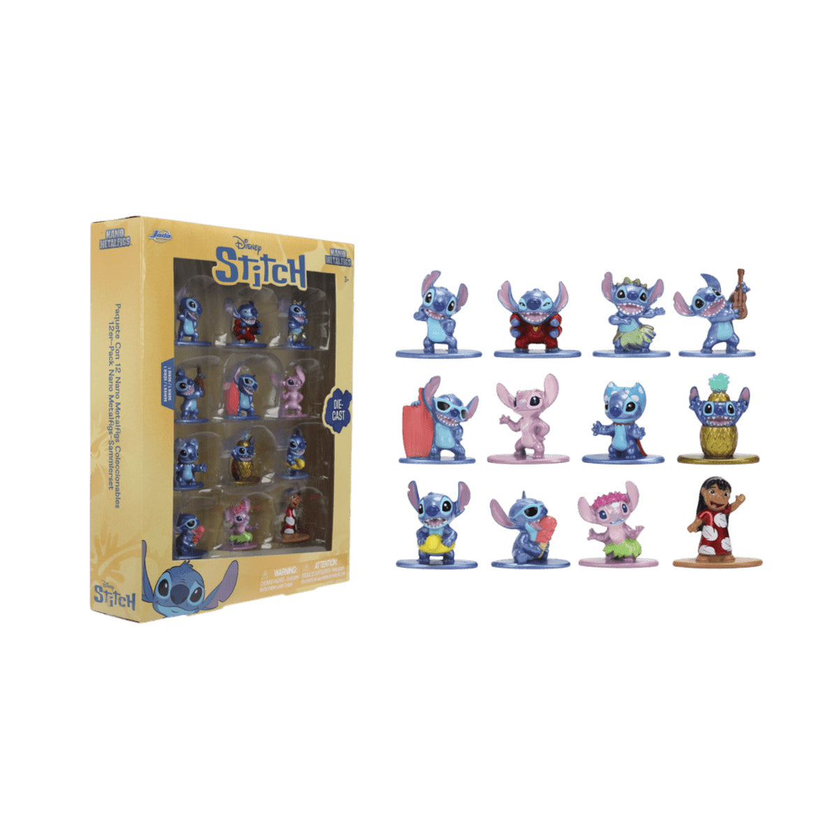 Lilo & Stitch Nano Metalfigs 12-Pack (Series 1)