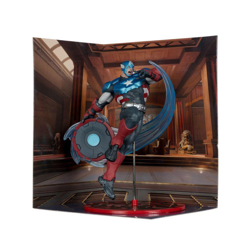 Marvel Rivals Captain America 1:10th Scale Figure