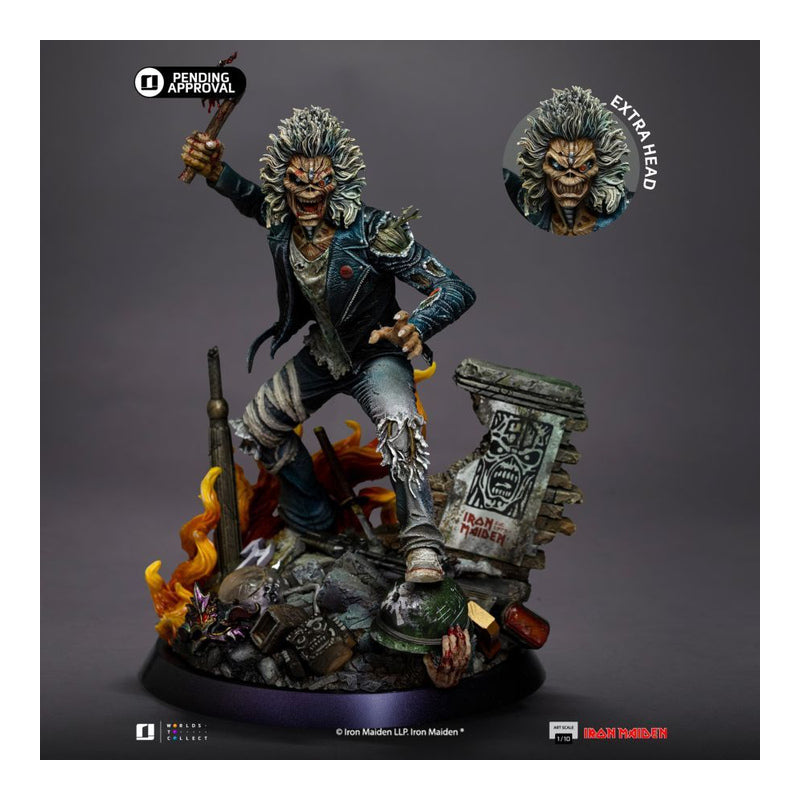 Iron Maiden Eddie 50th Anniversary 1:10 Scale Statue