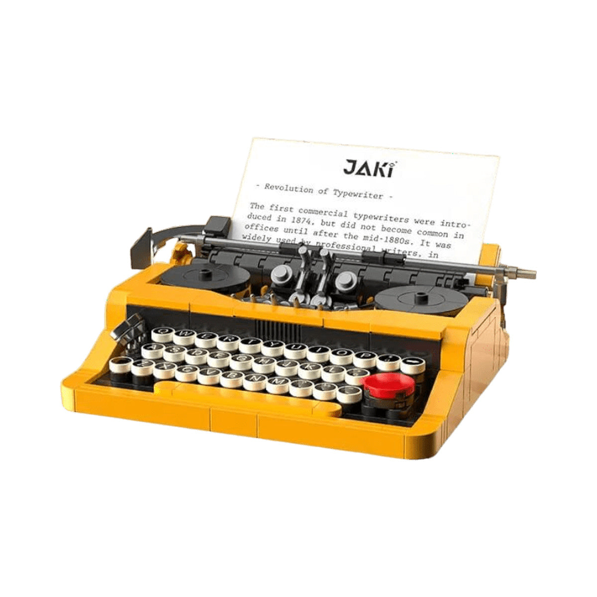 JAKI Mechanical Typewriter Plastic Brick Model Kit