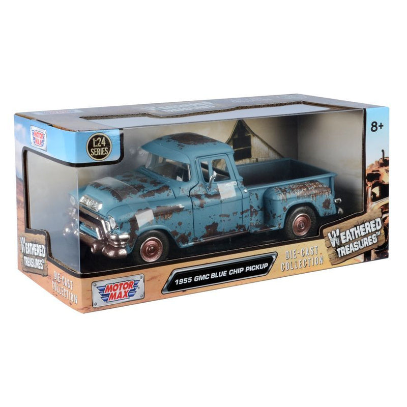 Weathered Treasures 1:24 1955 GMC Blue Chip Pickup