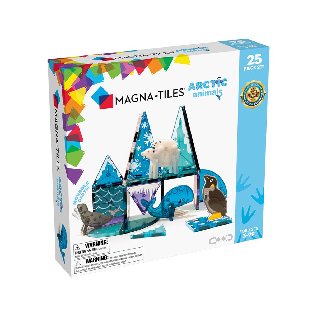 MAGNA-TILES Arctic Animals 25-Piece Set