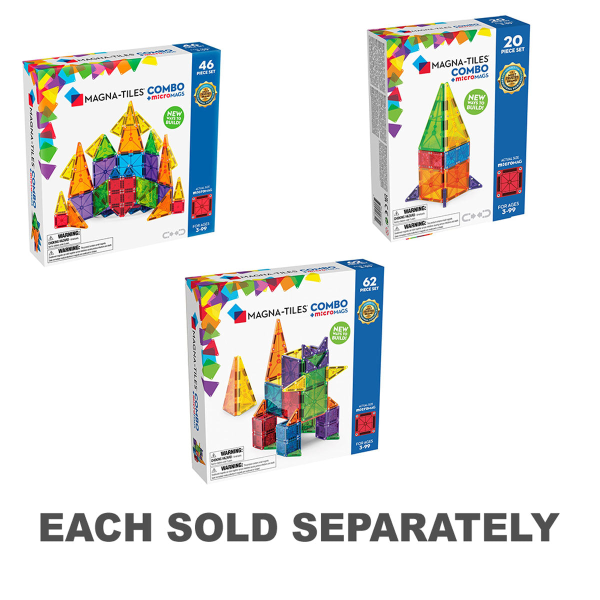 MAGNA-TILES Combo + microMAGS Set