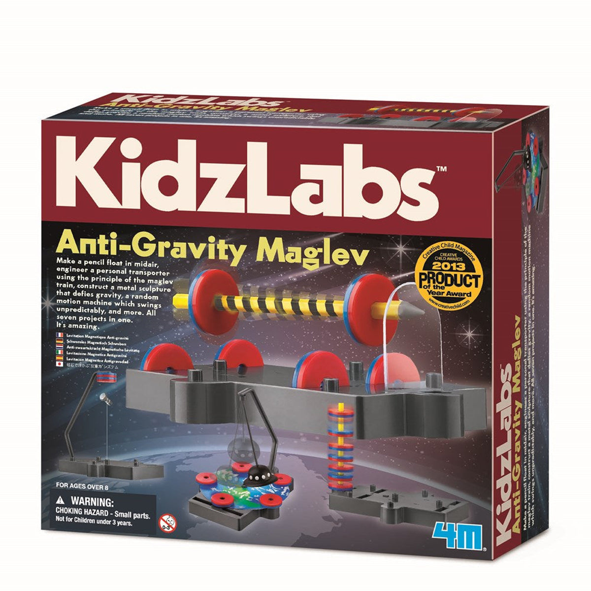 4M KidzLabs Antigravity Magnetic Levitation Kit