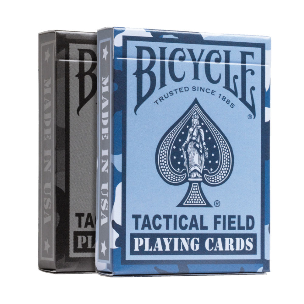 Bicycle Tactical Field 2024 Playing Cards (Navy and Black)