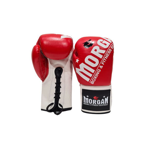 Morgan V2 Fight Night Boxing Gloves (Red/White)