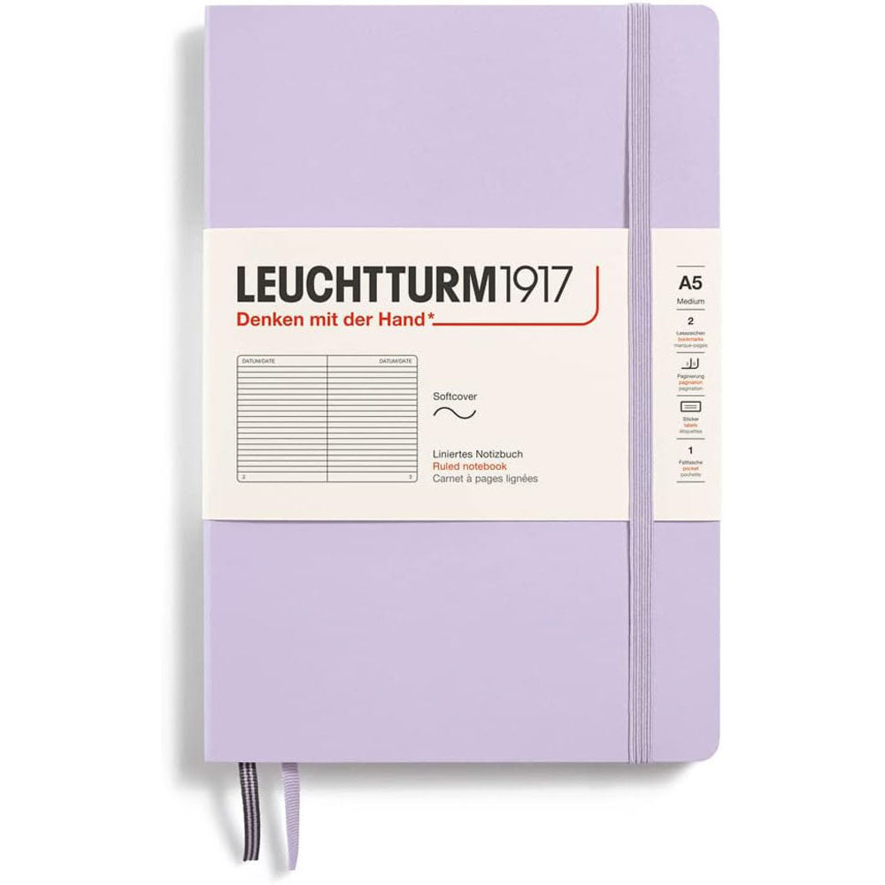 Leuchtturm Softcover styrde anteckningsbok A5