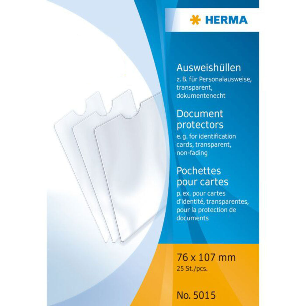 Herma -dokumentskydd 25pk