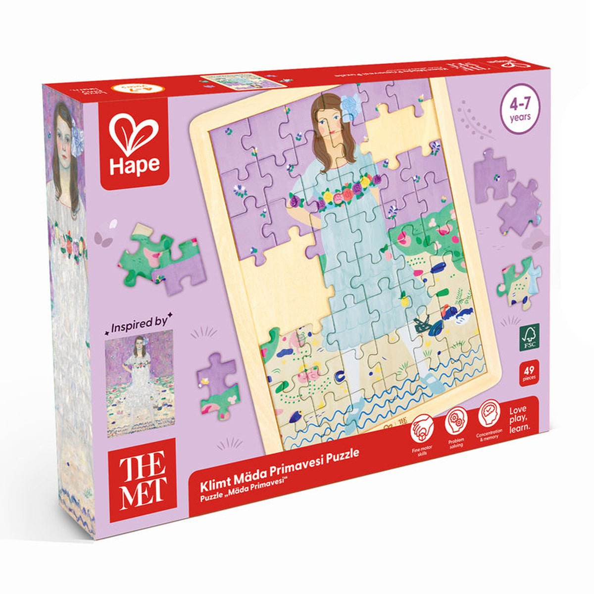 Hape Famous Art Puzzle 49pcs