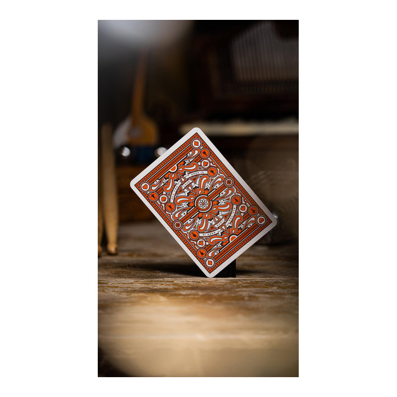 theory11 the Beatles Orange Playing Cards