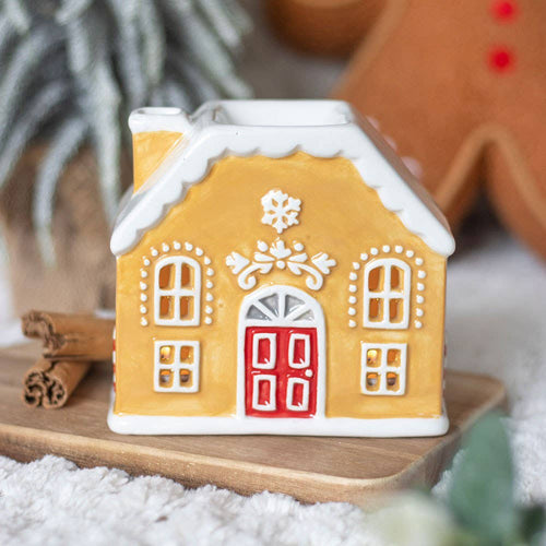Candy Cane Gingerbread House Oil Burner